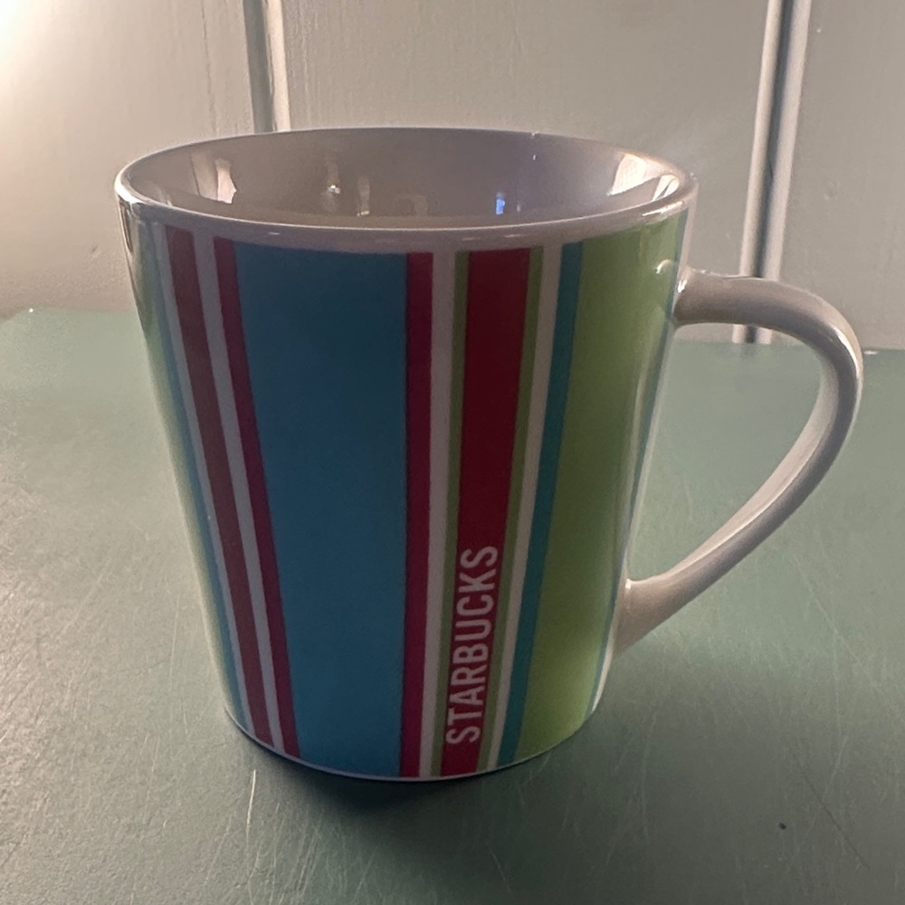 Vintage Starbucks Striped Mug